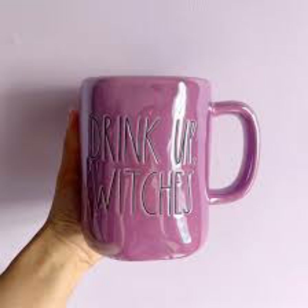 Rae dunn halloween mug drink up, witches